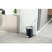 Poubelle à pédale Belle Deluxe 3L, Matériau : Acier - Image 2