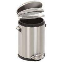 Poubelle à pédale Belle Deluxe 5L, Matériau : Inox - Image 2