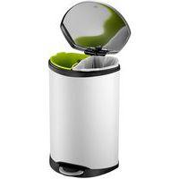 Poubelle Shell pour le tri sélectif 44L, Matériau : Acier inox - Image 2