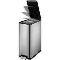 Poubelle à pédale Ecoslim Step Bin 20+20 L EKO inox mat - Image 4