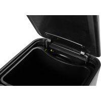 Poubelle à pédale Ecoslim Step Bin 20+20 L EKO inox mat - Image 3