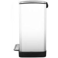 Poubelle à Pédale tri sélectif E-cube 28+18 ltr EKO blanc - Image 3