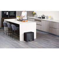 Poubelle à pédale Essential Recycler Step Bin 20+9 L noir - Image 5