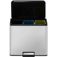 Poubelle à pédale Essential Recycler Step Bin 9+9+9 L inox m - Image 2