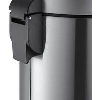 Poubelle à pédale Maggey 30L inox mat - Image 5