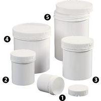 Pot plastique à couvercle vissant et inviolable - Image 2