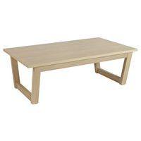 Table basse Cadéo 100 x 60 cm plateau stratifié érable - Image principale
