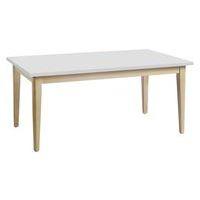 Table basse Grand Large 100 x 60 cm plateau stratifié blanc - Image principale