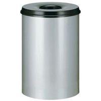 Poubelle antifeu - 30 L, Couvercle coloris : Noir - Image principale