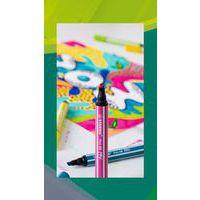 Etui de 12 feutres pointe biseautée STABILO Pen 68 MAX ARTY - Image 4