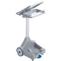 Chariot porte-sac poubelle avec couvercle et pédale - 120 L - Image principale