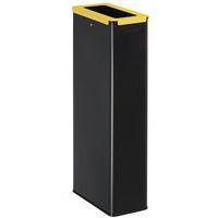 Poubelle de tri plastique 20 L Gris / Jaune - Image principale