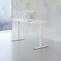 Bureau électrique ergonomique Kelli Blanc 120 cm - Image 2