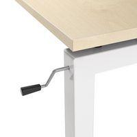 Bureau droit ergonomique à manivelle droit - Kelli - Image 5