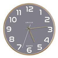 Pendule quartz Baltic gris/hêtre - Image principale