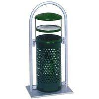 Poubelle support lyre - Galvanisé - 60 L - Image principale