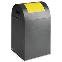 Poubelle tri anti-feu - 43 L - Antique trappe jaune - Image principale