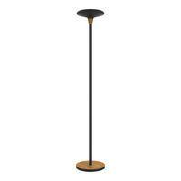 Lampadaire led bamboo prise europe noir - Image principale