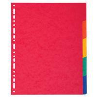 Lot de 25 Intercalaires carte lustrée 225g 5 positions - a4 maxi - Image principale
