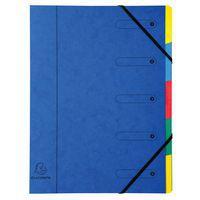 Lot de 8 Trieur harmonika nature future carte lustrée 5 compartiments - Image principale