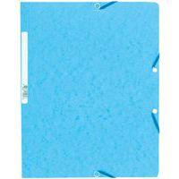 Chemise à élastique sans rabat carte lustrée 400gm²  A4 - Image 4