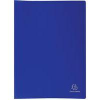 Protège-documents bleu PP souple pochettes opaque 40 vues A4 (lot de 20) - Image principale