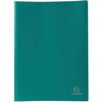 Protège-document vert PP souple pochettes opaque 100 vues A4 (lot de 12) - Image principale