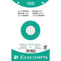 Paquet 100 fiches blanc oeilm quadoeillé perforé 125x200mm (lot de 12) - Image principale