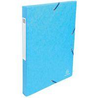 Lot de 8 boîtes classement exabox dos 25mm carte lustrée  A4 Turquoise - Image principale