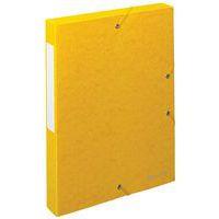 Lot de 10 boîtes exabox dos 40mm carte lustrée scotten A4 Jaune - Image principale