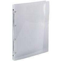 Lot de 20 classeurs 4 anneaux 15 mm polypropylène crystal - a4 Cristal - Image principale