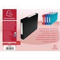 Lot de 10 boîtes de classement à pression 40mm PP 7/10e opaque A4 Noir - Image principale