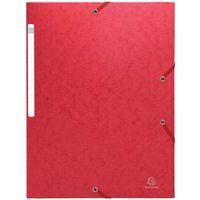 Set 50 chemises carte lustrée 3 rabats monobloc Assorties - Image principale