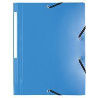 Lot de 50 chemises à élastique 3 rabats PP 5/10e opaque A4 Bleu clair - Image principale