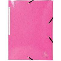 Lot de 25 chemises 3 rabats maxi capacity 425gm² iderama A4 Rose - Image principale