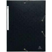 Lot de 25 chemises 3 rabats à élastiques maxi capacity Scotten ®A4 Noir - Image principale