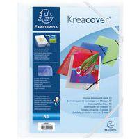 Lot de 25 chemises à élastiques 3 rabats PP opaque krea cover A4 Blanc - Image principale