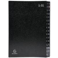 Lot de 6 trieurs rigide économique ordonator 32 cases 24x34cm Noir - Image principale