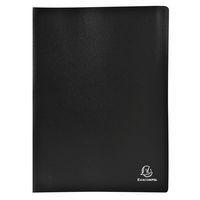 Lot de 8 Protège-documents en PP souple opaque 200 vues A4 Noir - Image principale