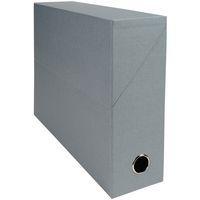 Lot de 5 boîtes transfert dos 90mm papier toeilé Gris - Image principale