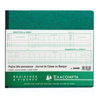 Piqûre journal de caisse ou banque à tête paresseuse 27x32cm - Image principale