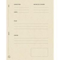 Lot de 5 paquets 25 dossiers plaidoirie "pour/contre" 25x32cm Ivoire - Image principale