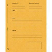 Lot de 5 paquets 25 dossiers plaidoirie "pour/contre" 25x32cm Jaune - Image principale