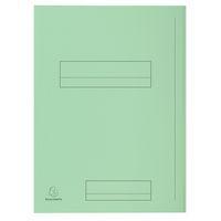 Lot de 5 paquets 50 chemises imprimées 2 rabats super 250 24x32cm Vert - Image principale