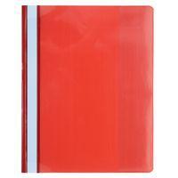 Lot de 10 chemises de présentation à lamelles pvc premium - a4 Rouge - Image principale