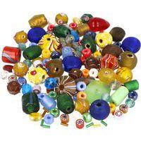 Bocal 300g de perles en verre tailles et couleurs assorties - Image 3