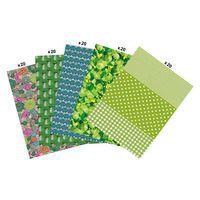 Maxi pack 100 feuilles Decopatch - vert - Image principale