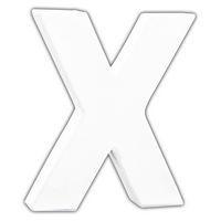 Petite lettre X 12cm (Lot de 10) - Image principale