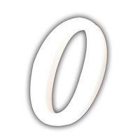 Petit chiffre 0 12cm (Lot de 6) - Image principale