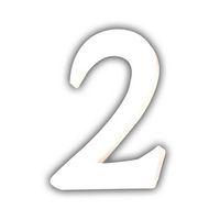 Petit chiffre 2 12cm (Lot de 6) - Image principale